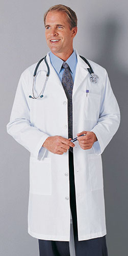 Cherokee 40" Back Belt Lab Coat - 1388 by Amegamall's NRI Uniforms